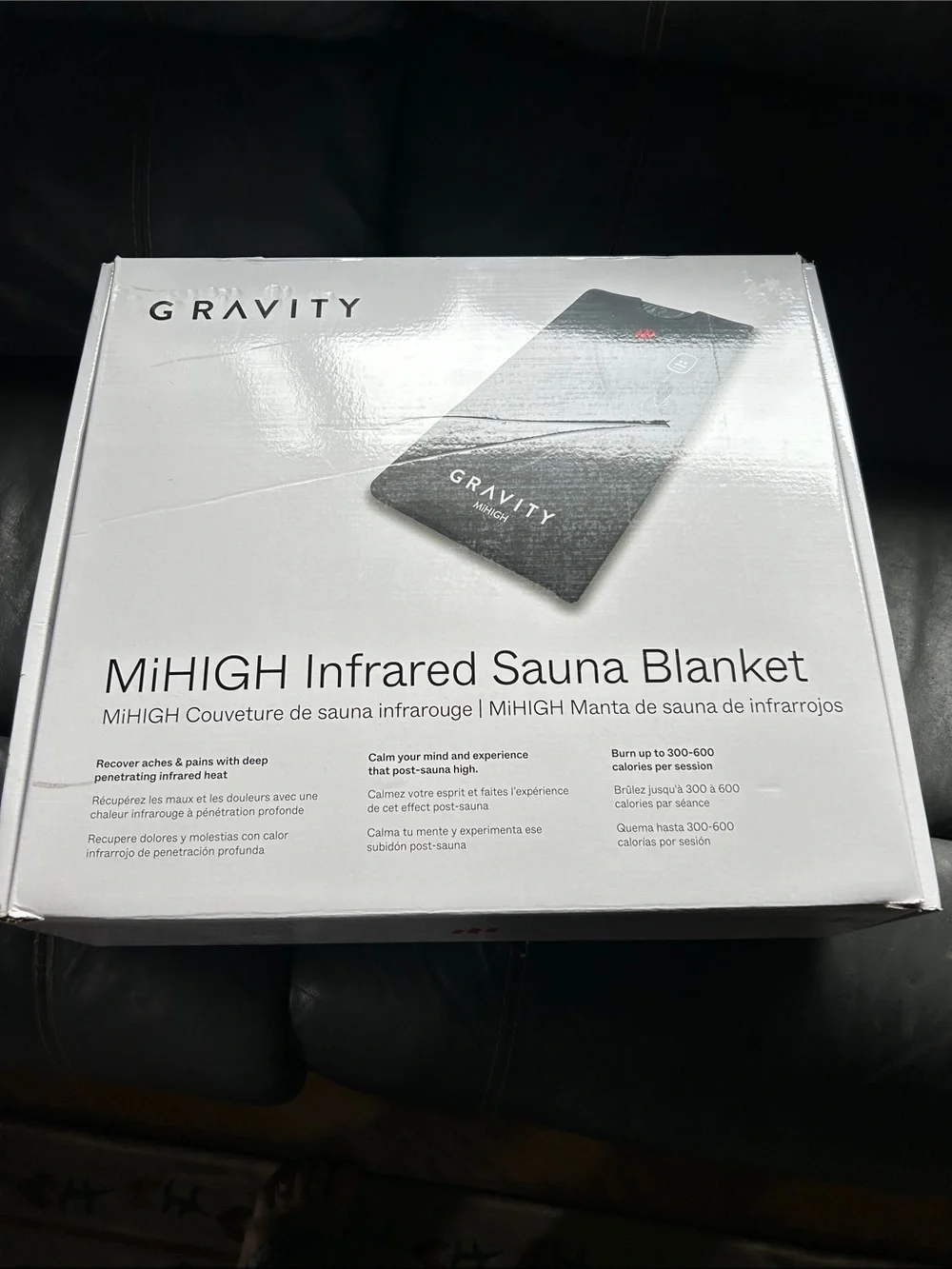 Gravity MiHIGH Infrared Sauna Blanket — White